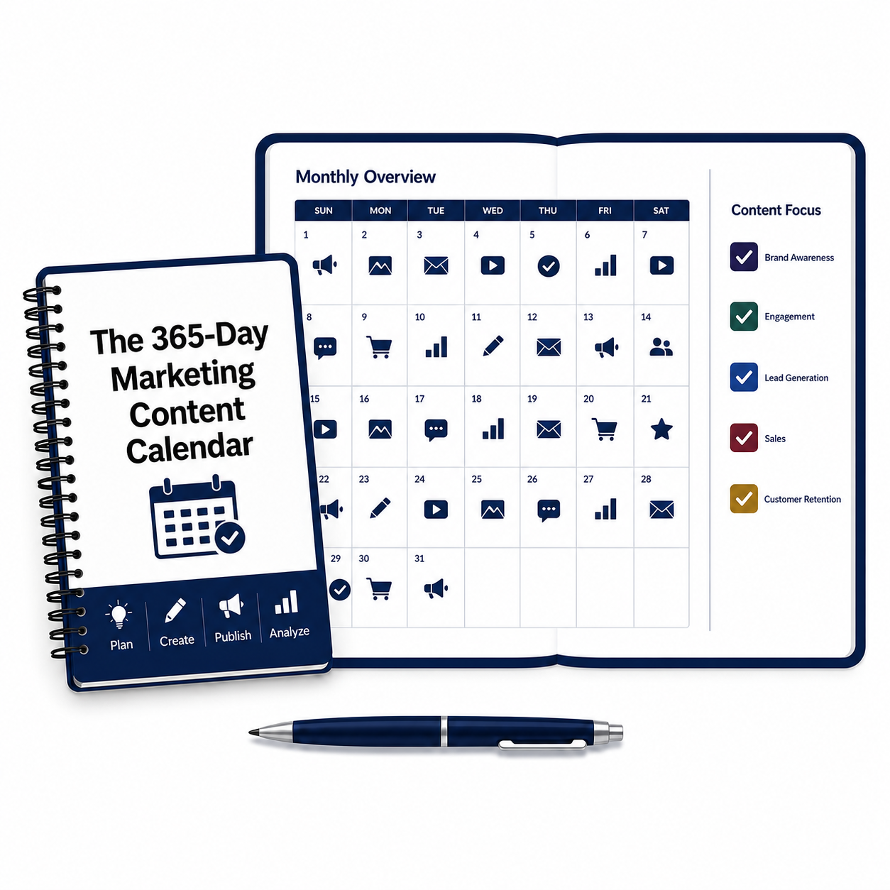 The 365-Day Marketing Content Calendar